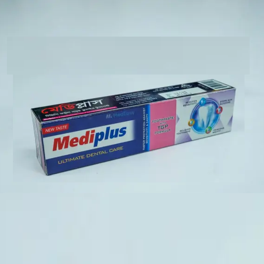 Mediplus TGP Formula Toothpaste - 40gm - Shopper Bangladesh